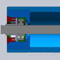 Förderkomponenten Trägerrolle HDPE -Roller